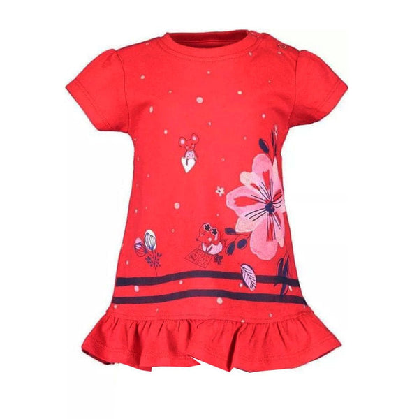 BS Mice & Flower Crimson Red Top 3785