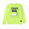 OVS Save The Planet Light Green Sweatshirt 3083