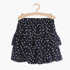 M&M Polka Dots Double Layered Blue Skirt 3713