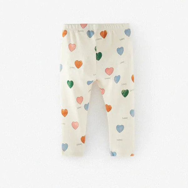 ZR Multi Heart Love Cream Legging 2915