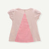 Sweets Time Puff Sleeves Pink Top
