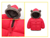 Jing Ping MTXXTZ Warm Full Sherpa Bear Red Double Sided Hooded Puffer Jacket 7643