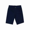 SM Back Pocket Navy Blue Cotton Shorts 10762