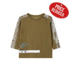 N It Baby Printed Green Long-Sleeved T-Shirt 9765