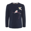 N It Mini Embroidered Sparrow Long-Sleeved T-Shirt