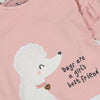 TU Girls applique Puppy Pink Sweatshirt