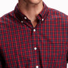 ON Slim Fit Red Check Classic Casual Shirts