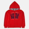 B.X Little Dude Red Zipper Hoodie 3424