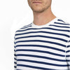 EU White Blue Sailor Stripe Sweatshirt 433