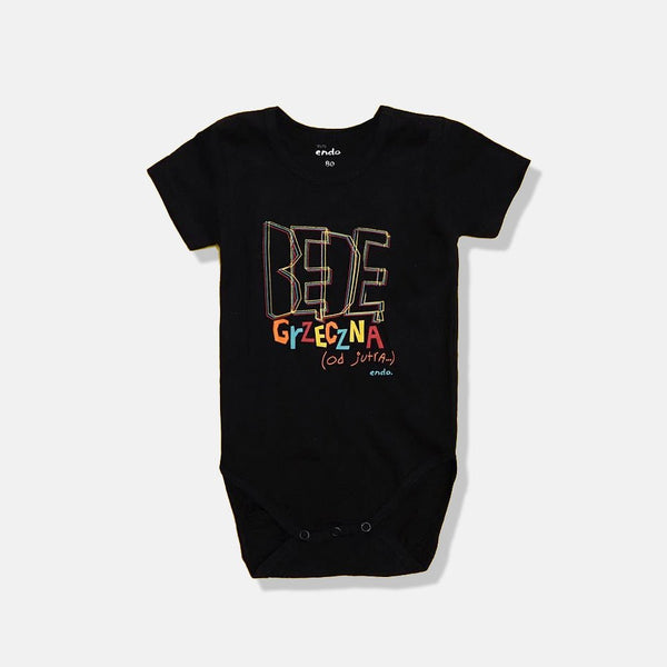 ME Bede Black  Ultra Soft Body Suit 1502