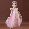 FC Style Shoulder Multi Frill Sequin Pink Fairy Frock 9244