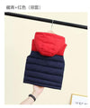 PU Fashion Batch Color Block Sleeveless Puffer Jacket 8238