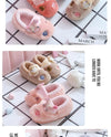DMG Embroidered Alphabets Pink Warm Shoes 8162