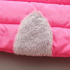 Aplic Crown Fish Pink Puffer Jacket 8278