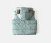 YC Front Pocket Inner Fur Mint Puffer Jacket 8232