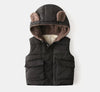 YC Inner Fur Black Puffer Jacket 8233