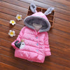Aplic Crown Fish Pink Puffer Jacket 8278