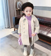 YCMY Front 6 Buttons Side Pockets Skin Beige Coat 10541