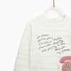 ZR Off White Telephone Sweatshirt 10687