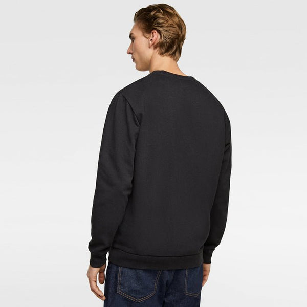 ZR Man Black Sweatshirt With Matching Pocket