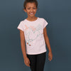 Hulla Girls Glitter Unicorn Pink T shirts 9741