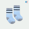 In Extenso Rainbow White With Blue 2 Pairs Baby Socks 10287