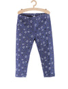 51015 White & Blue Star Cadet Blue Legging 4384