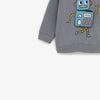 ZR Applique Robot Sweatshirt 508