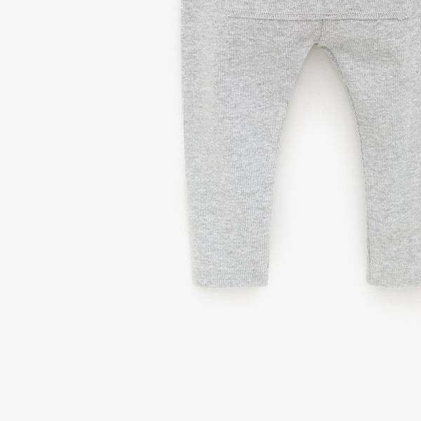 ZR Grey Legging With Star Kangaroo Pocket 373