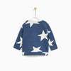 ZR Plush Stars Blue Sweatshirt 470