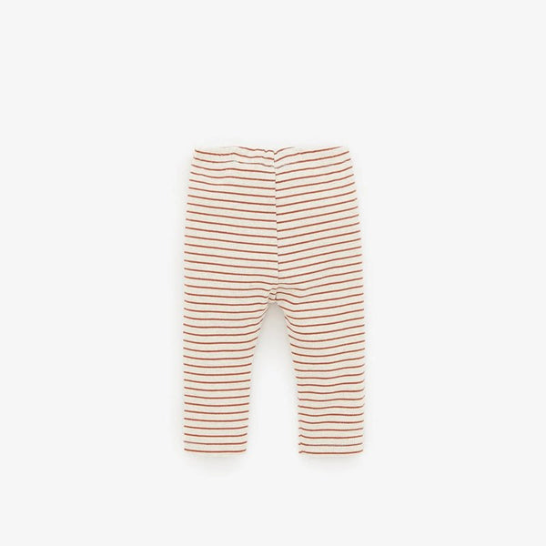 ZR Camel And White Stripe Star Kangaroo Pocket Legging 377