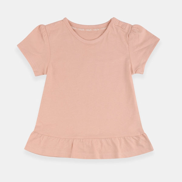TU Flare Tea Pink Top 4453