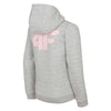 4F Light Grey Pink Zip Hoodies 683