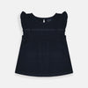 ECO Frill Sleeves Dark Blue Top 7442