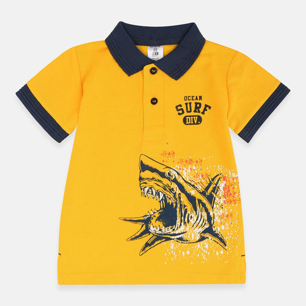 IR Ocean Surf Shark Yellow Polo 2031
