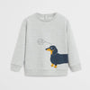 MNG Dog Print Grey Sweatshirt 2506