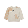 MC Baby Leopard Cream Baby Sweater 7690