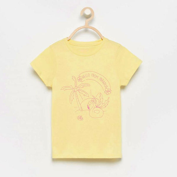 RSV Hello From Paradise Yellow Tshirt 1511