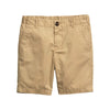 HM Plain Light Brown Cotton Shorts 7122