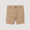 HM Plain Dark Brown Cotton Shorts 7120
