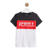 INEX Red and White Block CHILL Tshirt 1476