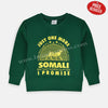TAO Somali Cat Green Sweatshirt 2894