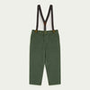 CRT Black Gallace Olive Green Cotton Pant 4078