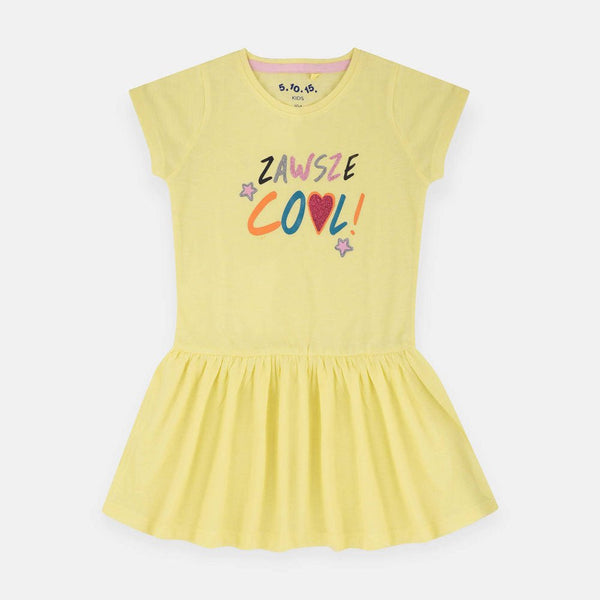 5.10.15 Lemon Yellow ZAWSZE Cool Girls Frock 1773
