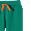 L&S Green Shorts with Contrast Cord