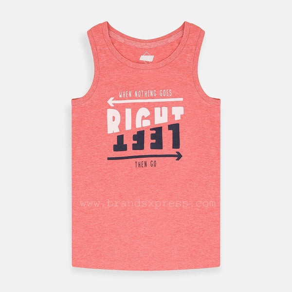 TX Right Left Then Go Coral Tank Top 6163