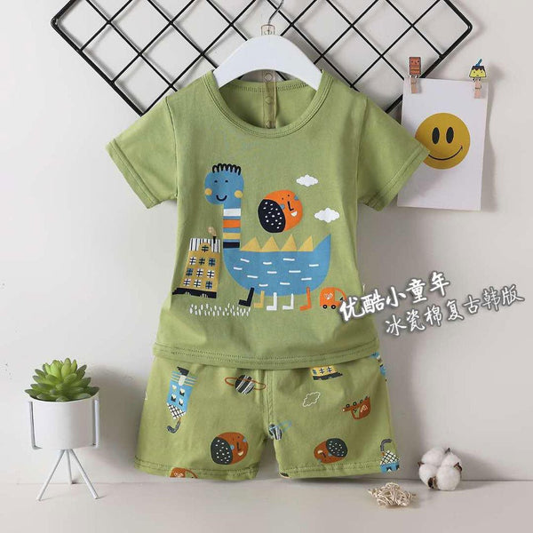 2 Piece Set City Bird Green 1603