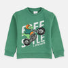 ZR T-Rex Ride Print Green Sweatshirt 2827