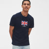 GP UK Flag Navy Blue Tshirt 6222