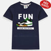 NKLD Reversible Sequence Shoes Fun Paw Patrol Blue Tshirt 5050
